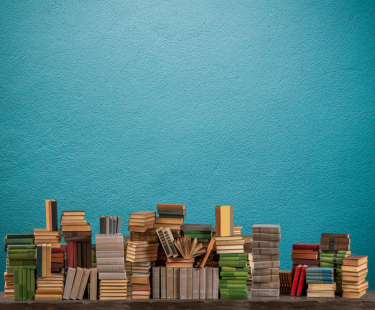 messy, confusing bookshelf