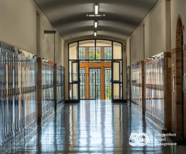private school hallway