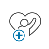 Icon of a person with the hospital cross for ISM Insurance