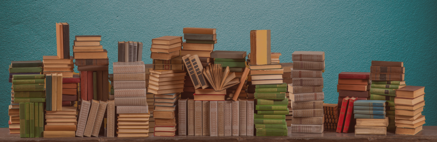 messy, confusing bookshelf