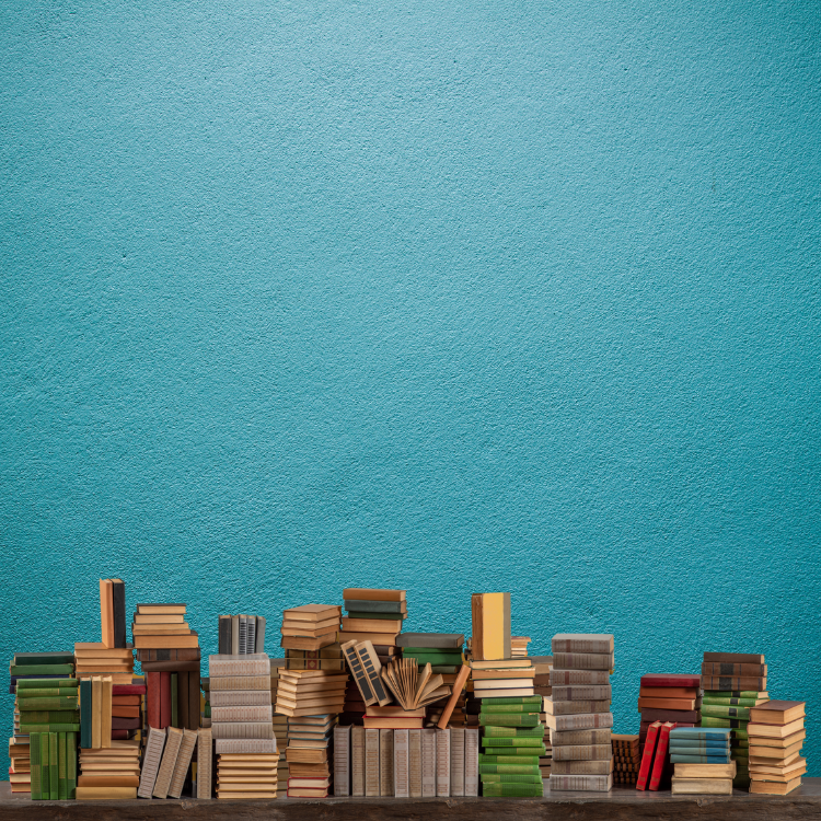messy, confusing bookshelf