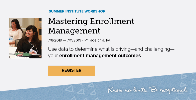 Mastering Enrollment Management